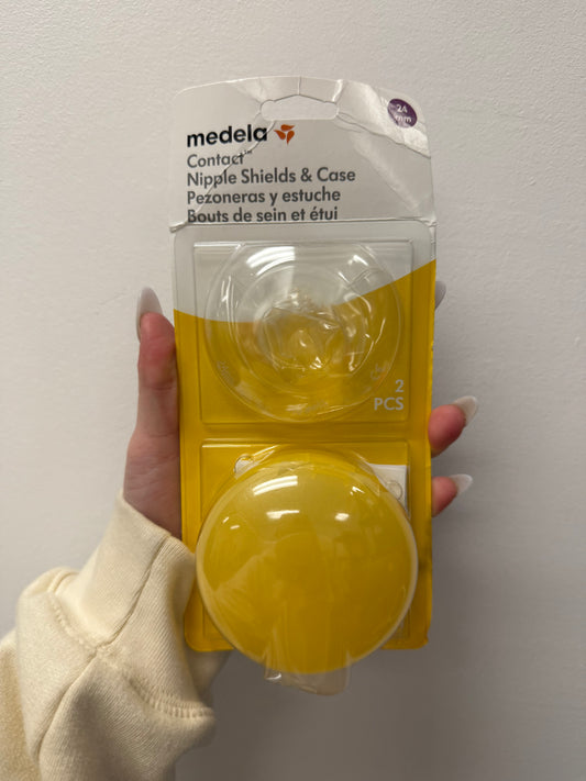 MEDELA NIPPLES SHIELDS & CASE 24MM