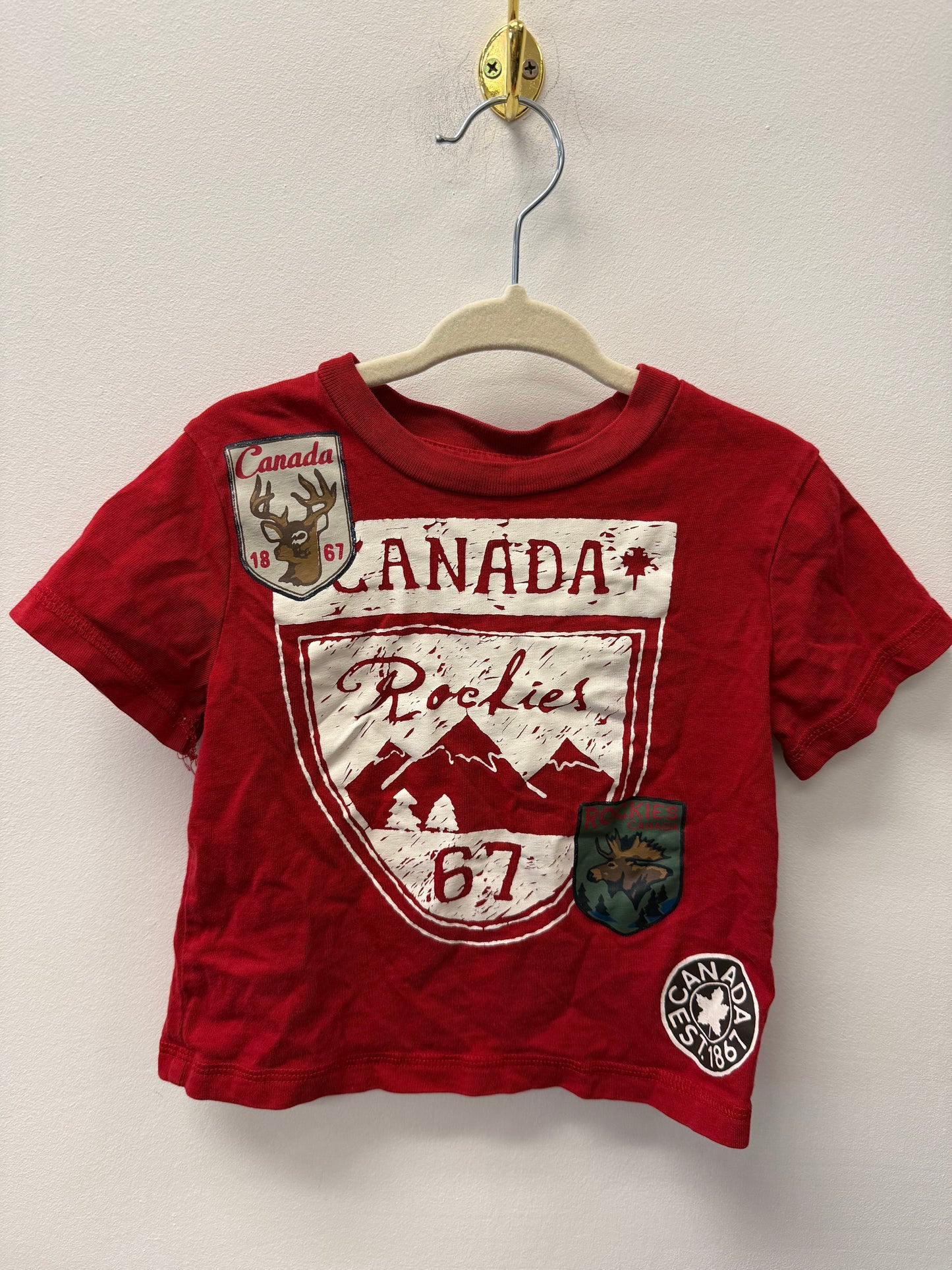 JOE FRESH CANADA ROCKIES SHIRT SIZE 1 YEAR