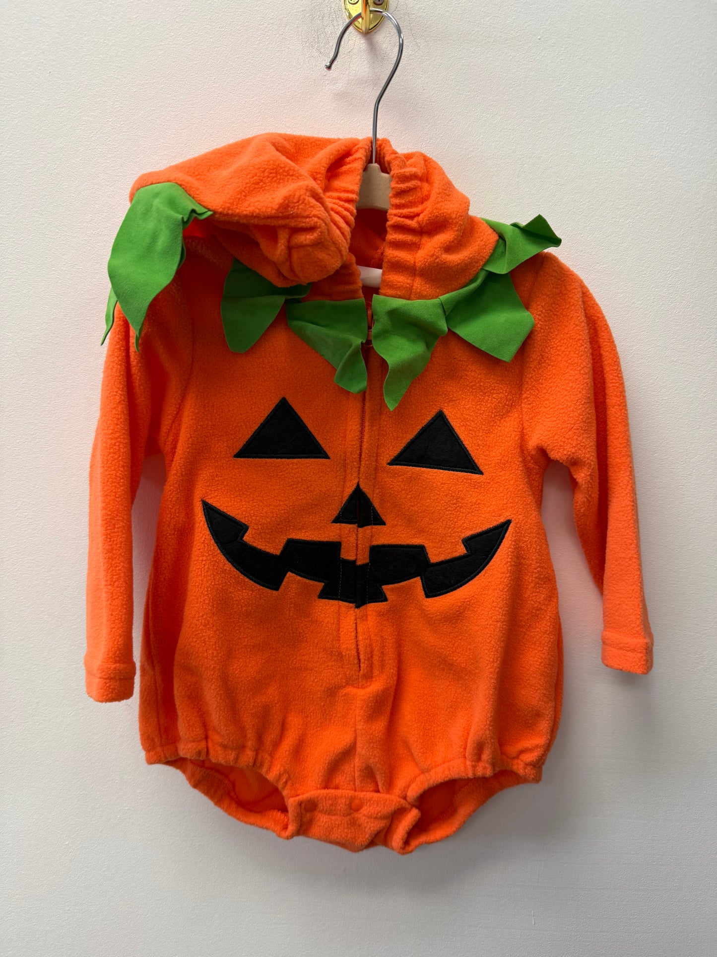PUMPKIN BUBBLE ONESIE COSTUME SIZE 12-18M