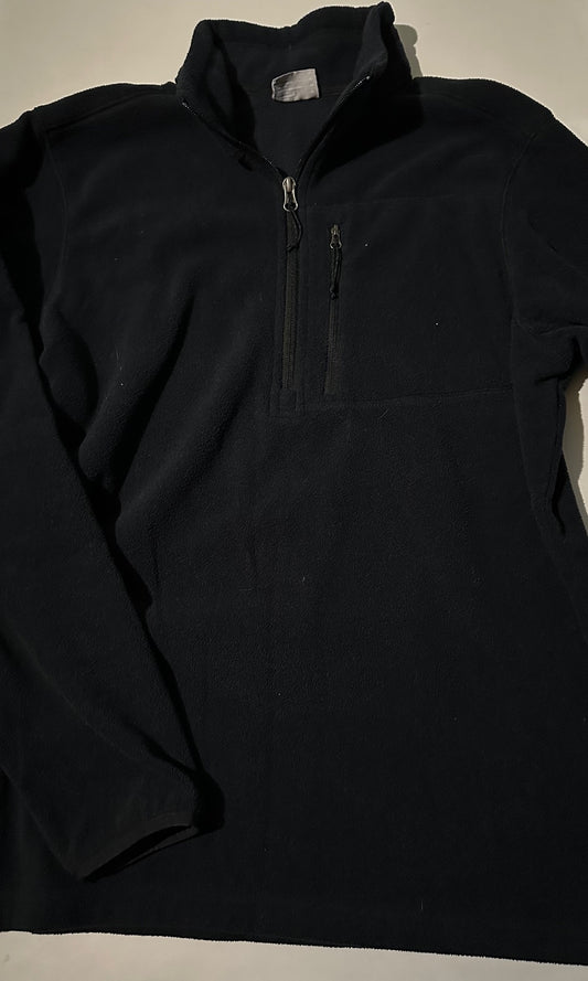 *Adult* Columbia, Black Fleece Quarter-Zip - Size Medium