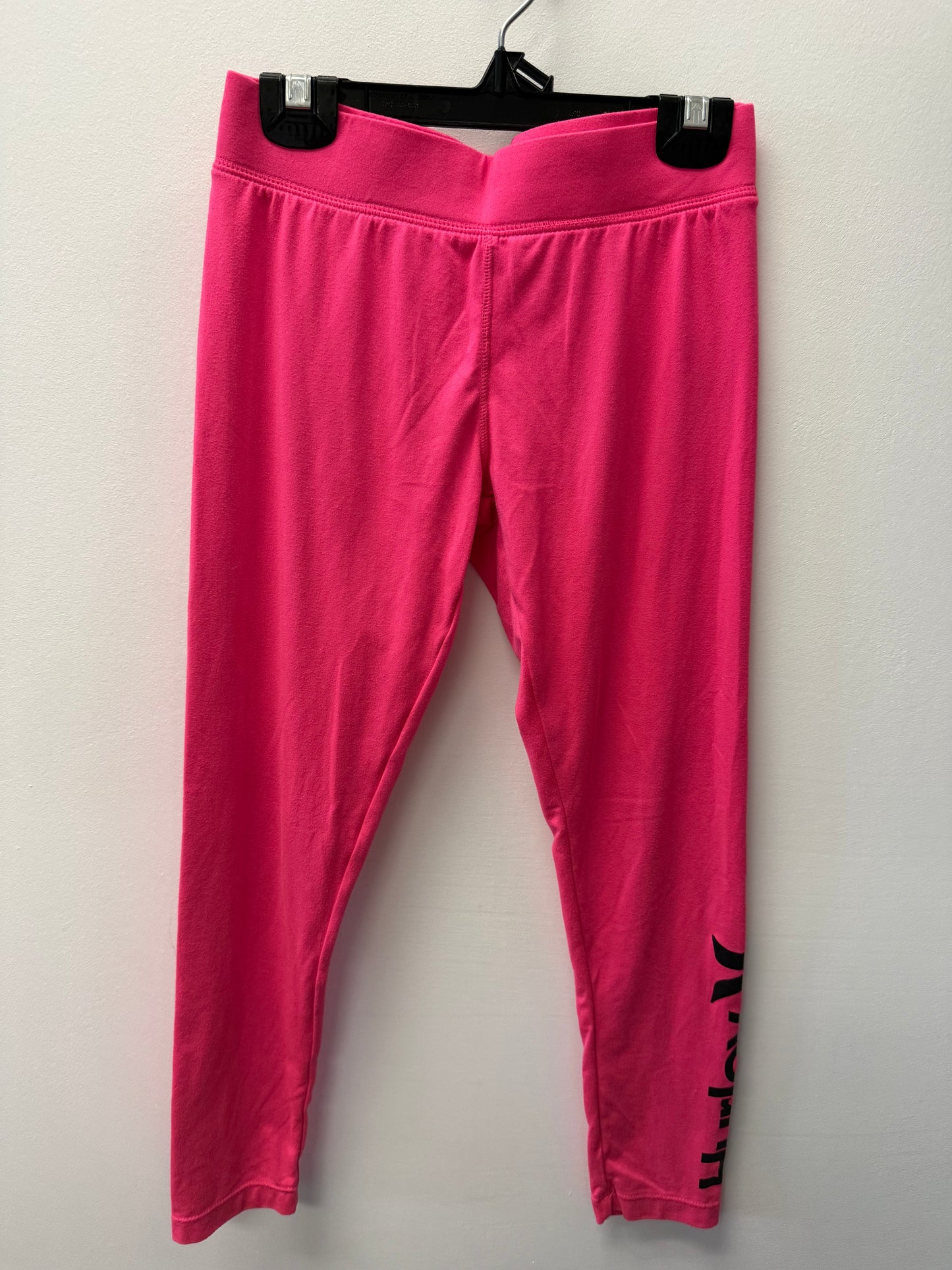HURLEY PINK LEGGINGS SIZE 10-12