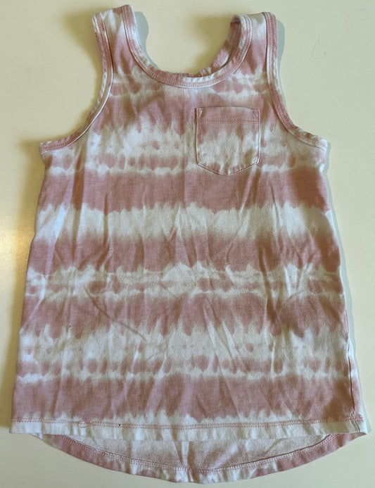 *Play* Joe Fresh, Pink and White Tank Top - Size Small (6)