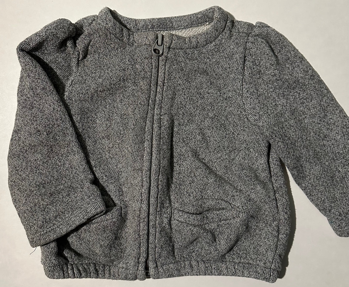 Baby Gap, Grey Zip-Up - 12-18 Months