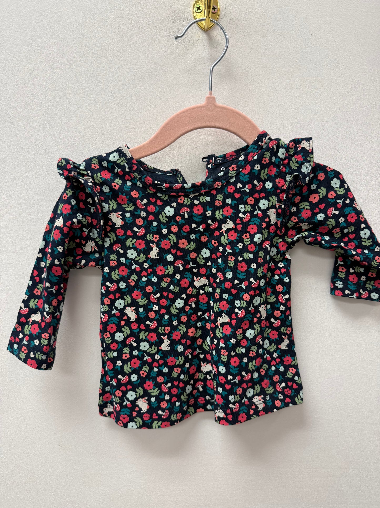 JOE FRESH FLORAL LONG SLEEVE SIZE 0-3M