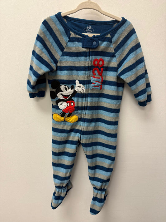 DISNEY BABY FLEECE SLEEPER SIZE 6-12M