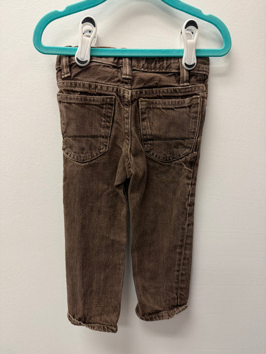 GAP BROWN SKINNY JEANS SIZE 12-18M