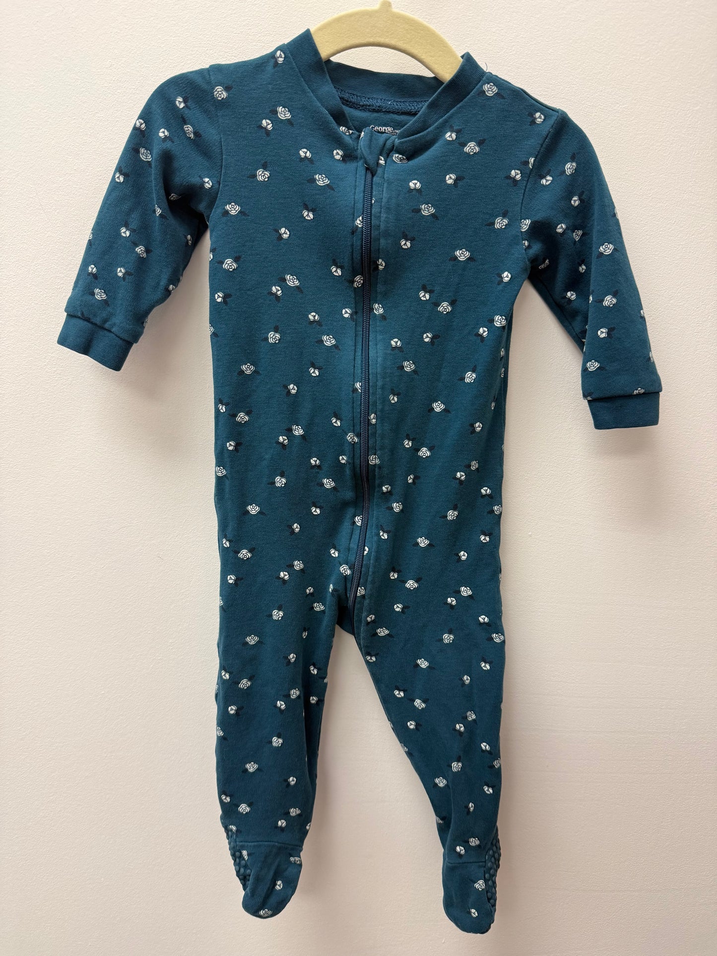 GEORGE BLUE SLEEPER SIZE 6-12M