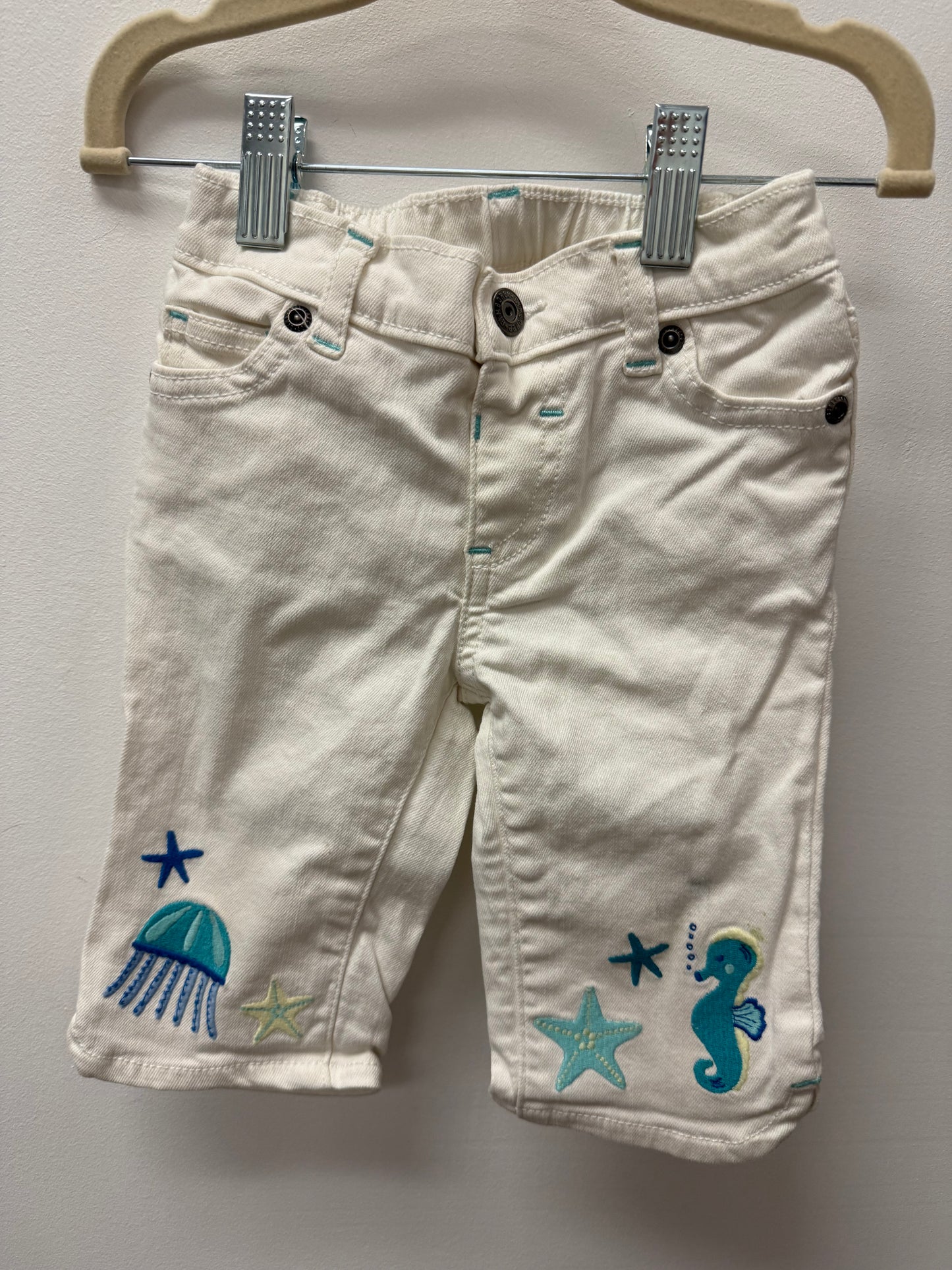 GYMBOREE FLORAL CAPRIS SIZE 2T (PLAY)