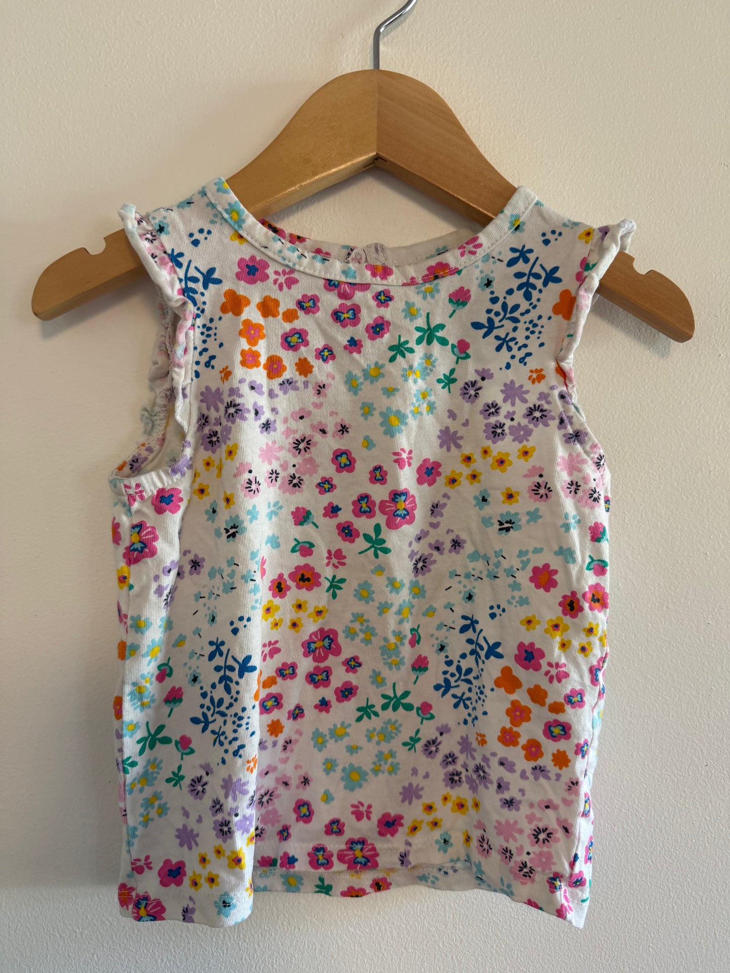 GEORGE FLORAL SHIRT SIZE 18-24M