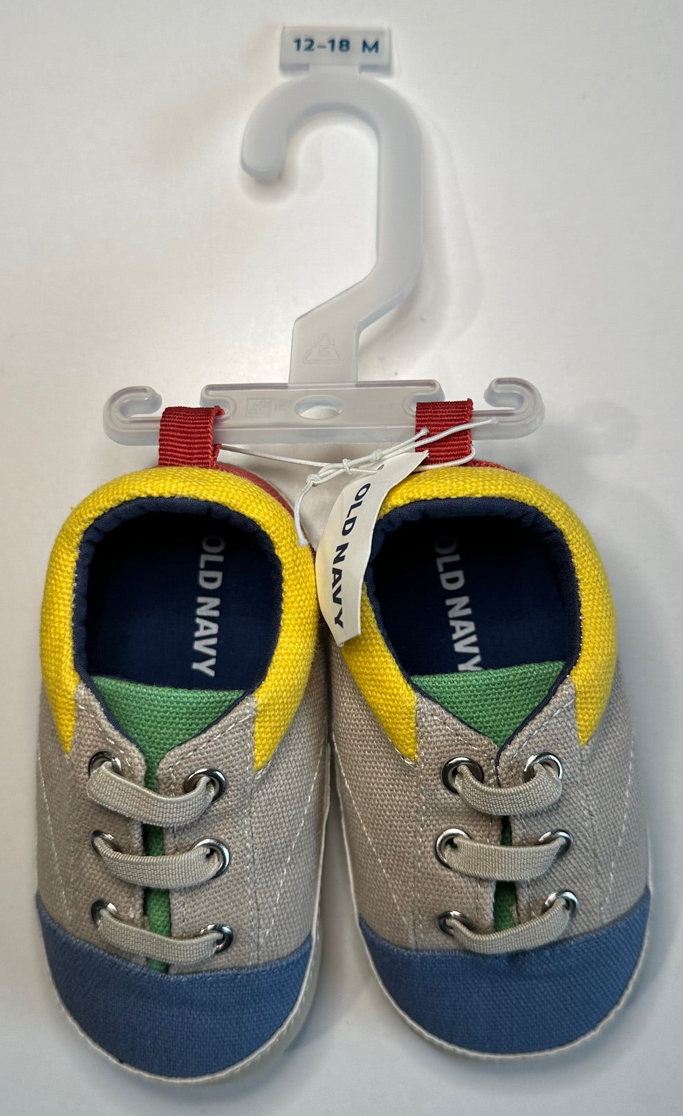 *New* Old Navy, Colourblock Shoes - 12-18 Months