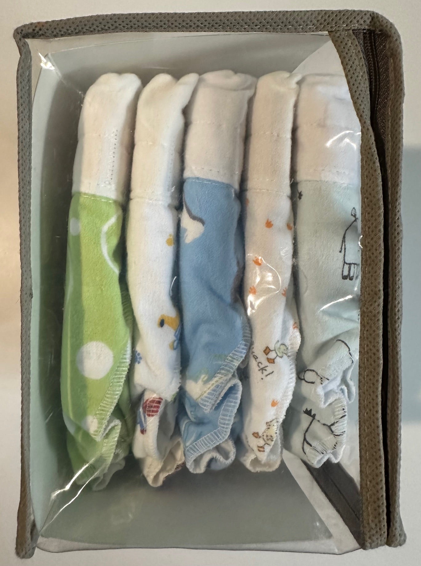 *New* Kushies, Pack of 5 Washable Diapers - 10-22 Lbs.