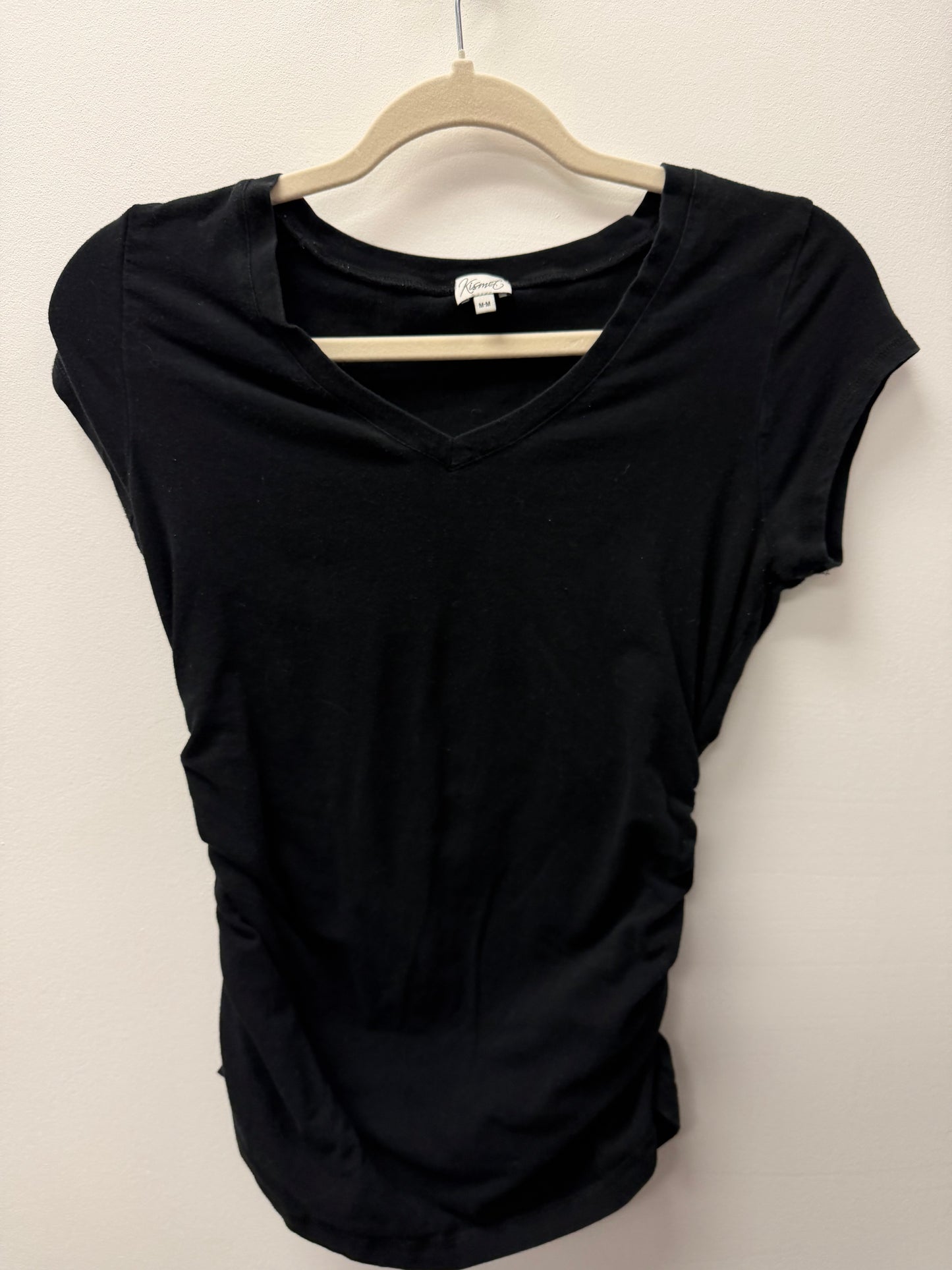 BLACK MATERNITY SHIRT SIZE MEDIUM