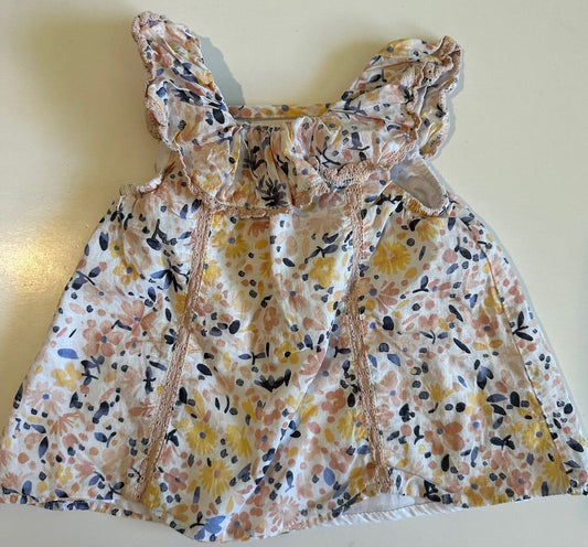 Joie, Flowery Dress - 6-9 Months