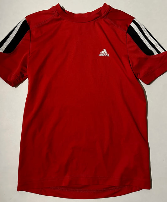 Adidas, Red T-Shirt - Size 8