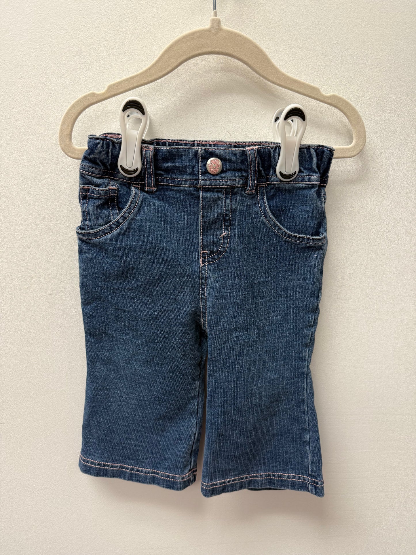 LEVI GIRL JEANS SIZE 6-9M