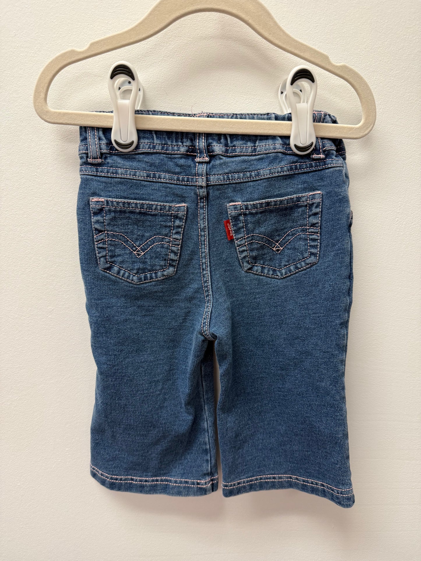 LEVI GIRL JEANS SIZE 6-9M