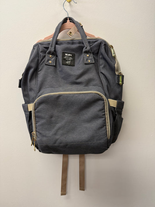 GREY DIAPER BAG