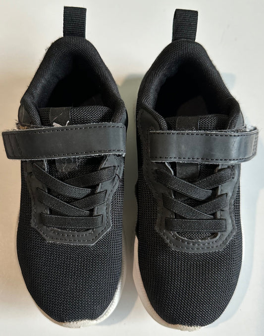 Puma, Black Velcro Shoes - Size 12T