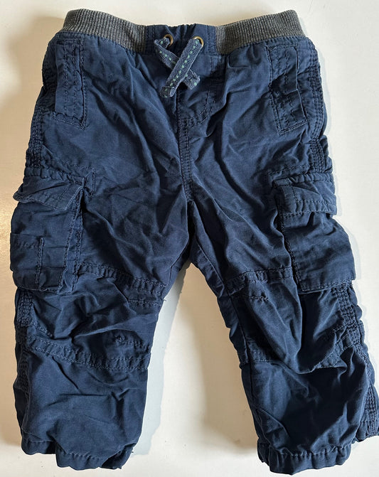 Joe Fresh, Dark Blue Thick Pants - 12-18 Months