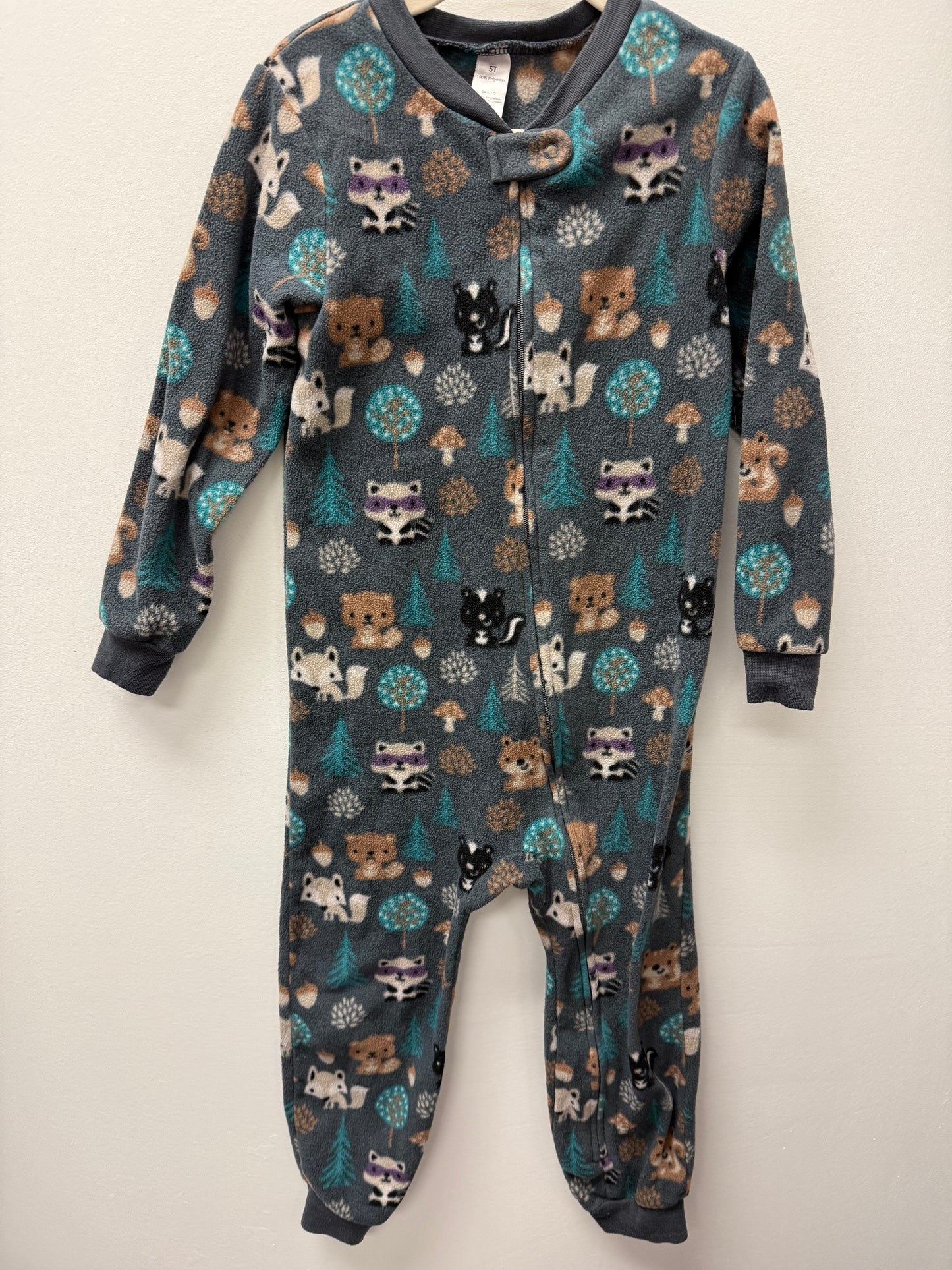 GEORGE FLEECE RACOON SLEEPER SIZE 5T
