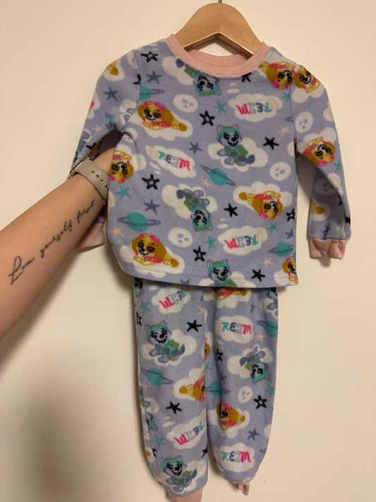 PAW PATROL FLEECE PJ'S SIZE 12-18M