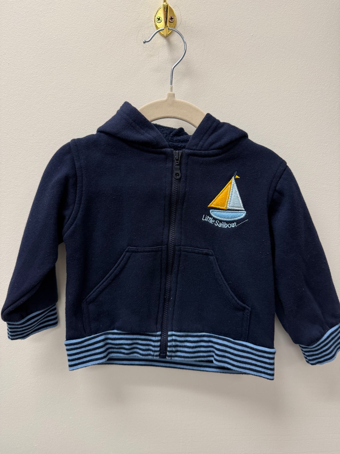 BABY MAC SAILBOAT SWEATER SIZE 9-12M