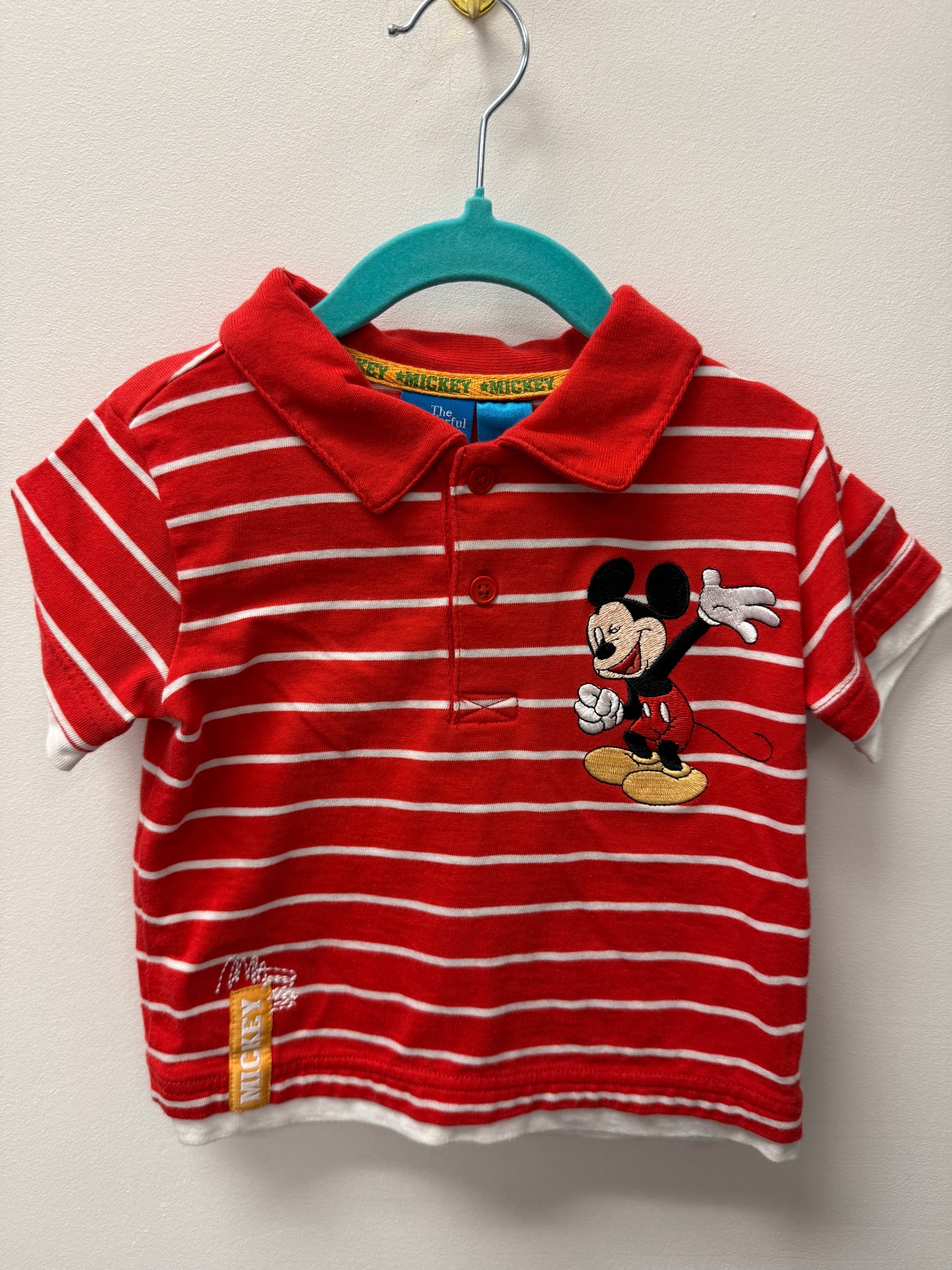 DISNEY RED MICKEY SHIRT SIZE 3T