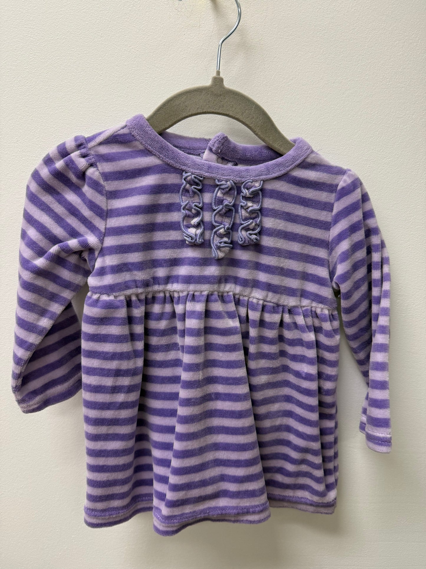 CHEROKEE BABY PURPLE DRESS SIZE 6-12M