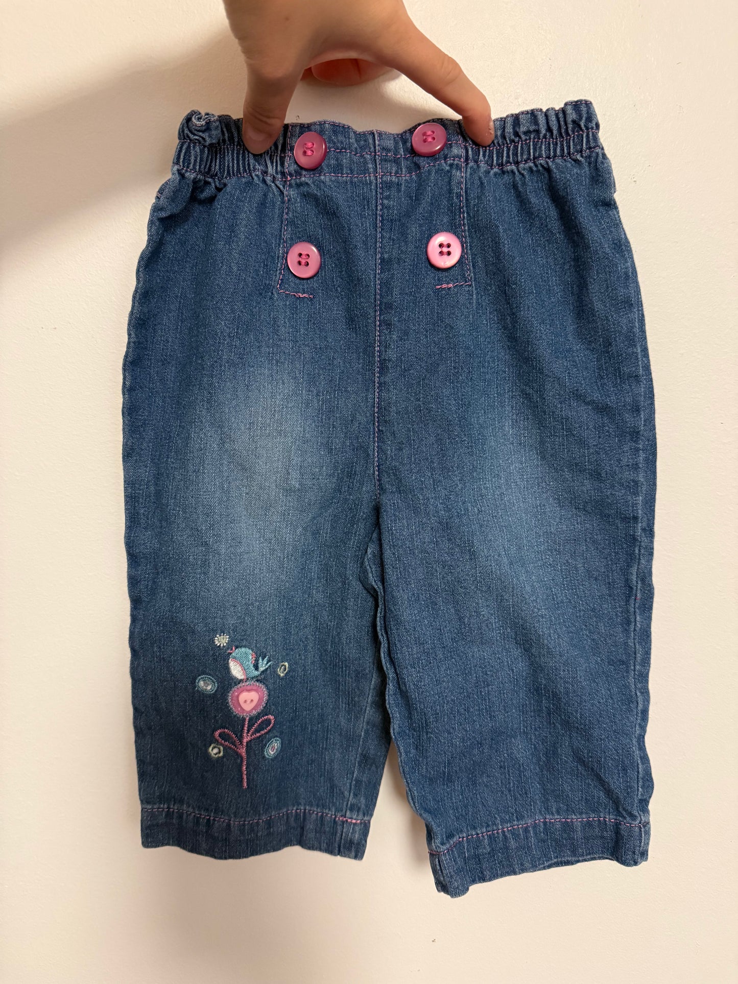 GEORGE WIDE LEGGED BUTTON PANTS SIZE 18M
