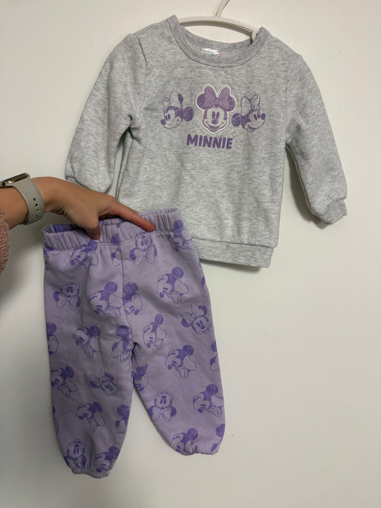 DISNEY 2 PIECE MINNIE OUTFIT SIZE 18M