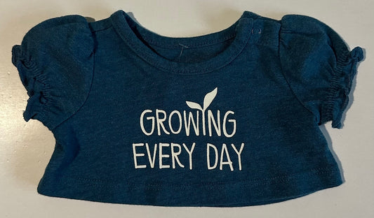 Cat & Jack, Dark Teal "Growing Every Day" Crop Top - Newborn