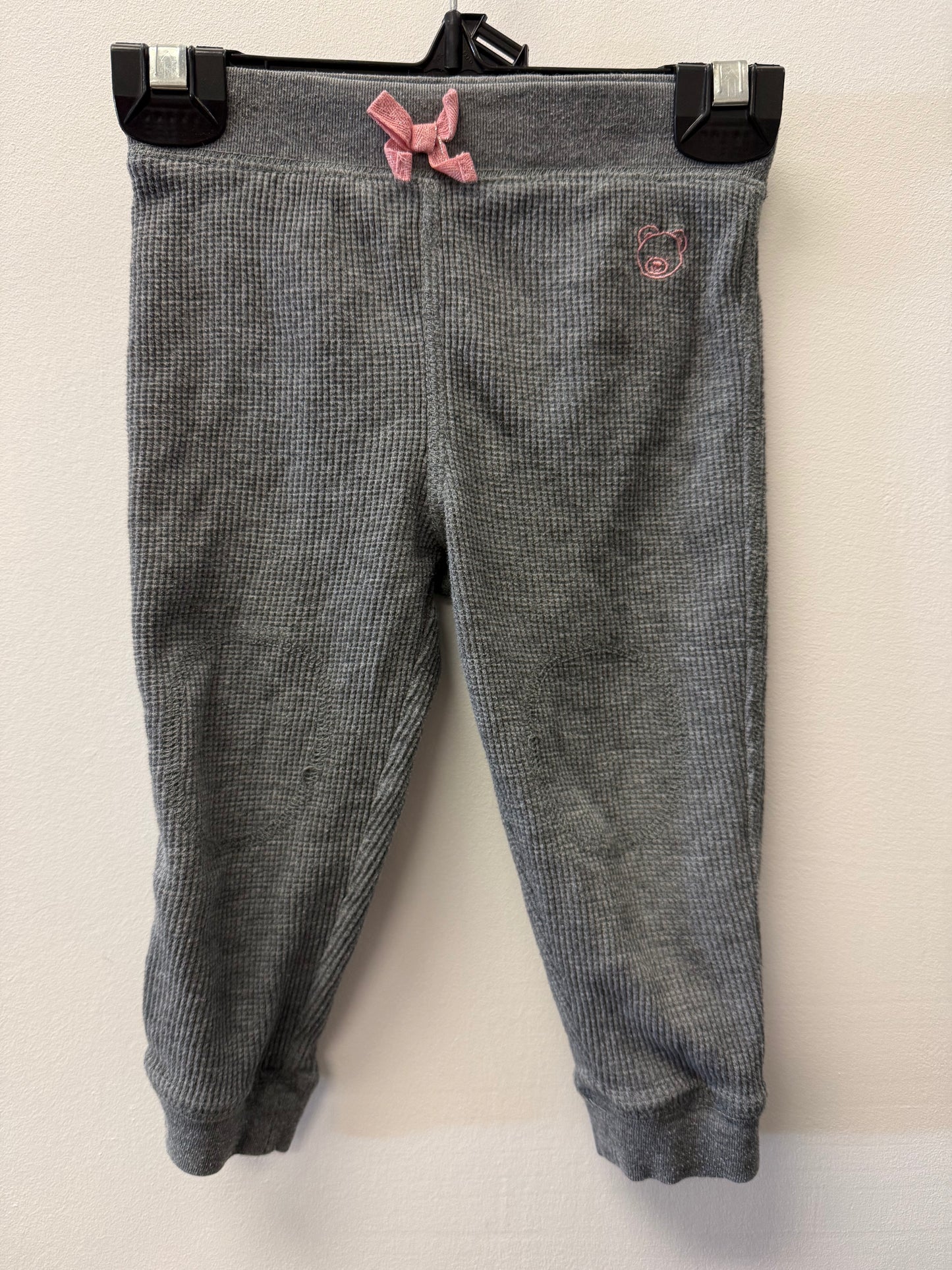 GEORGE GREY WAFFLE KNIT PANTS SIZE 18-24M