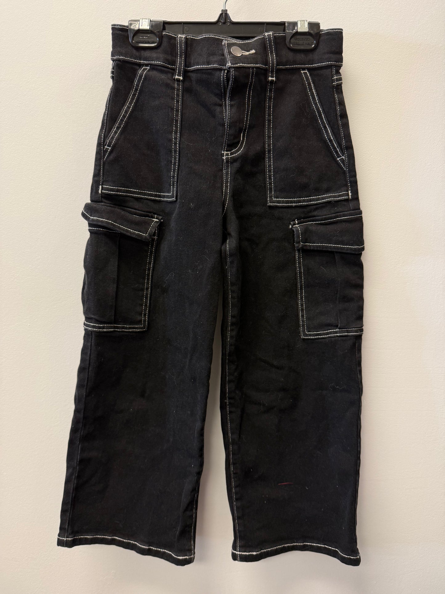 JOE FRESH BLACK CARGO JEANS SIZE 7