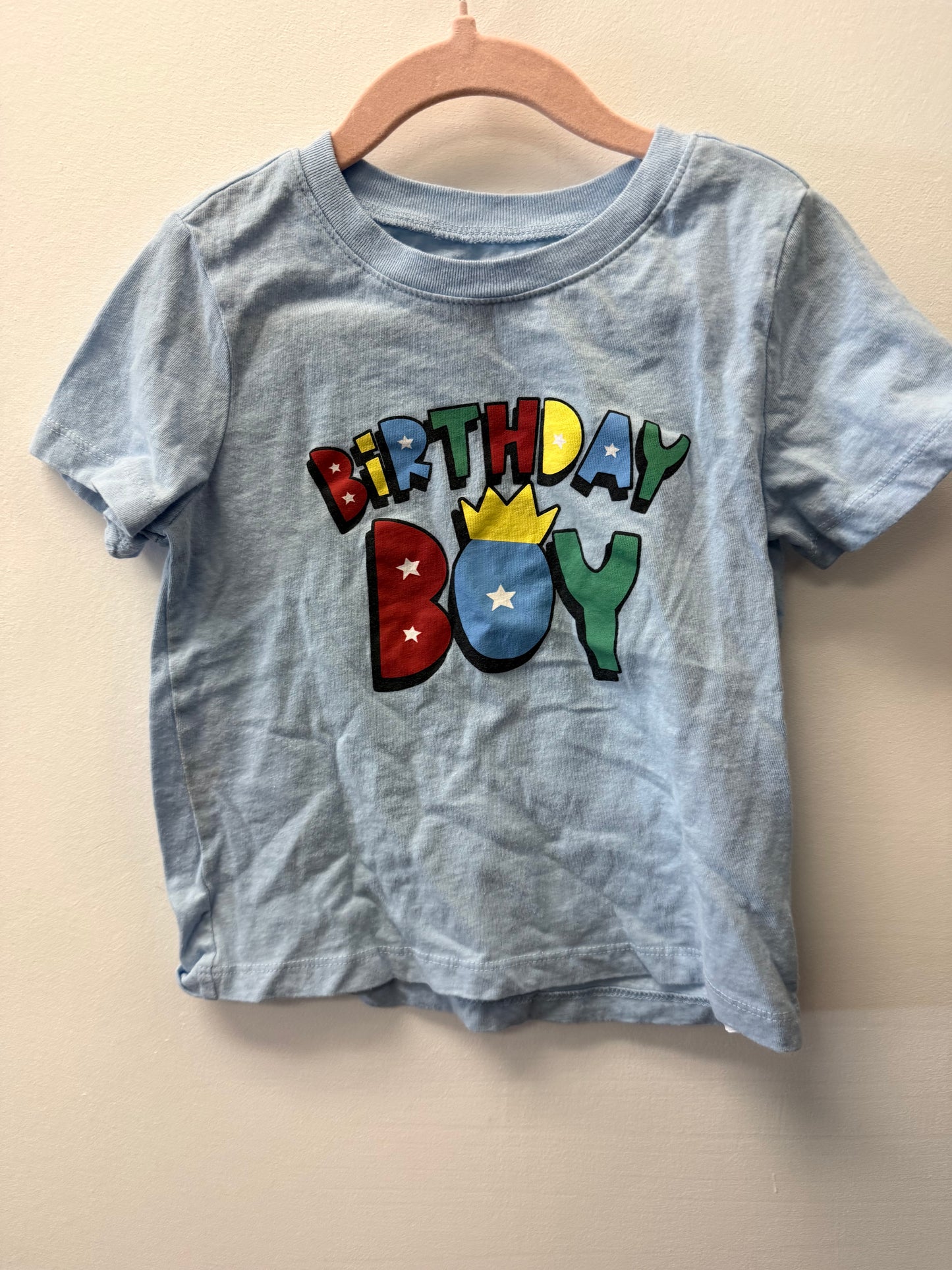 BABY GAP "BIRTHDAY BOY" SHIRT SIZE 4T