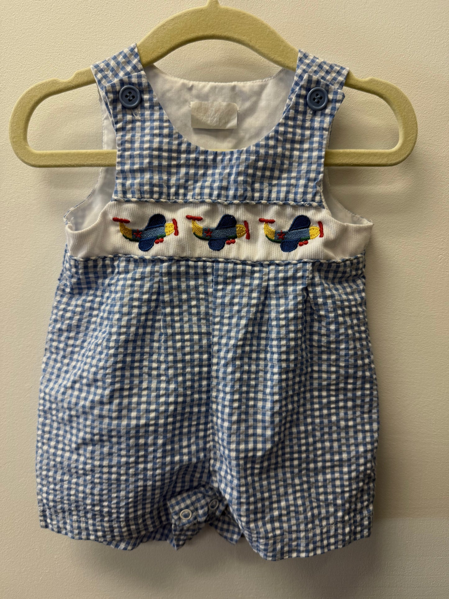 VINTAGE AIRPLANE ROMPER SIZE 0-3M