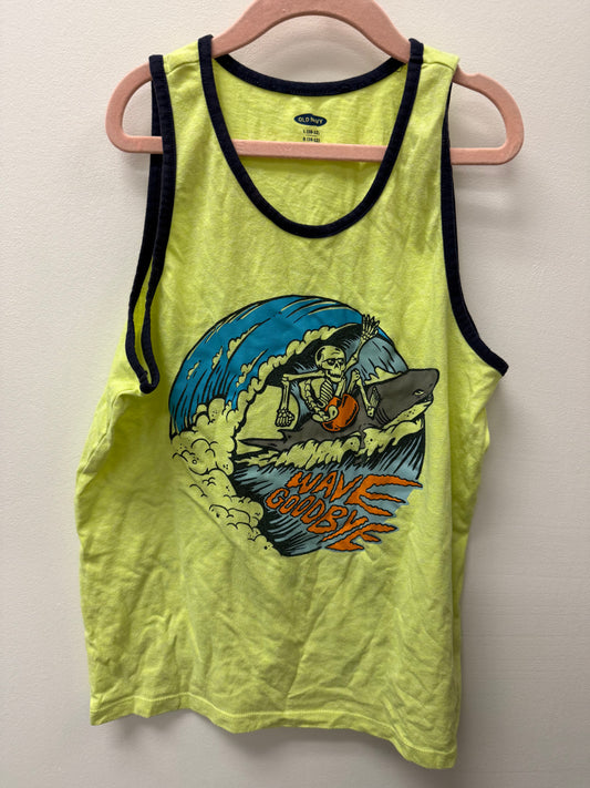 OLD NAVY GREEN TANK SIZE 10-12