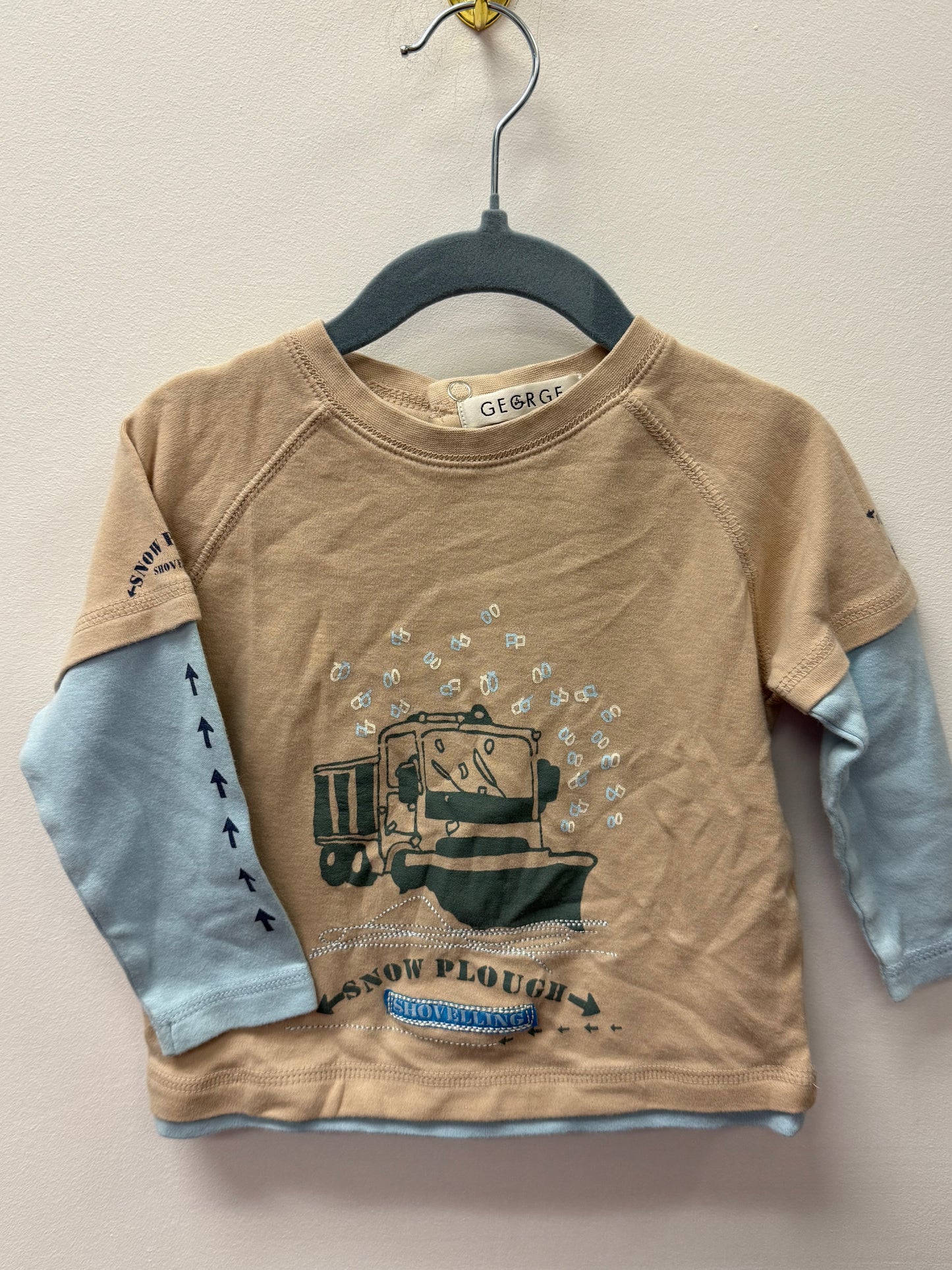 GEORGE SNOW PLOW SHIRT SIZE 24M