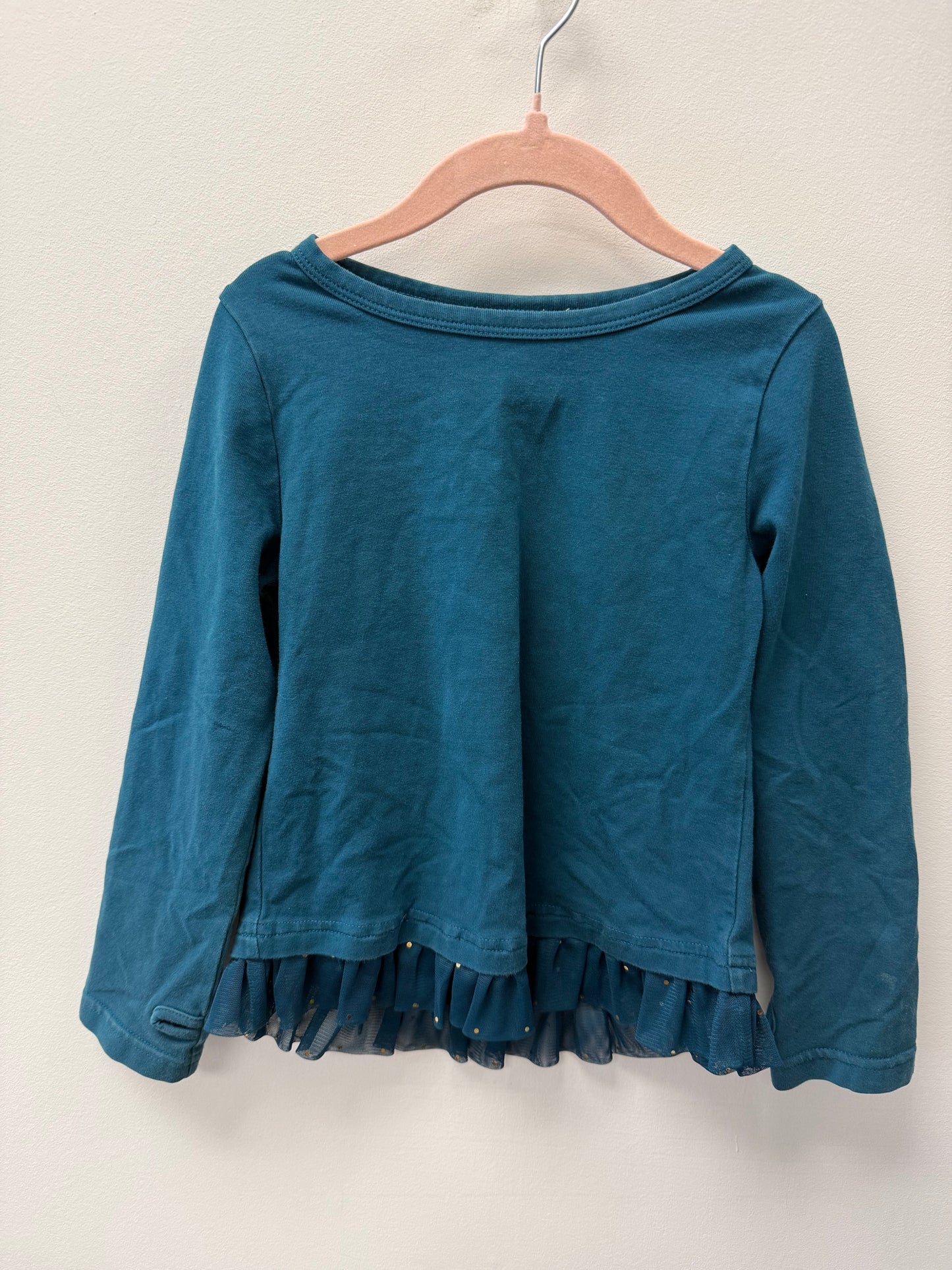 PEAKABOO BEANS BLUE LONG SLEEVE SIZE 4