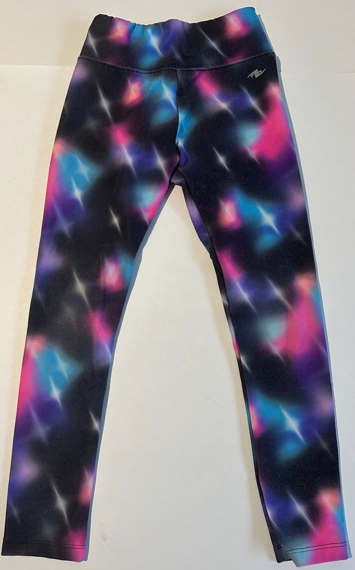 *Play* Athletic Works, Pink and Blue Stars Leggings - Size Small (6)