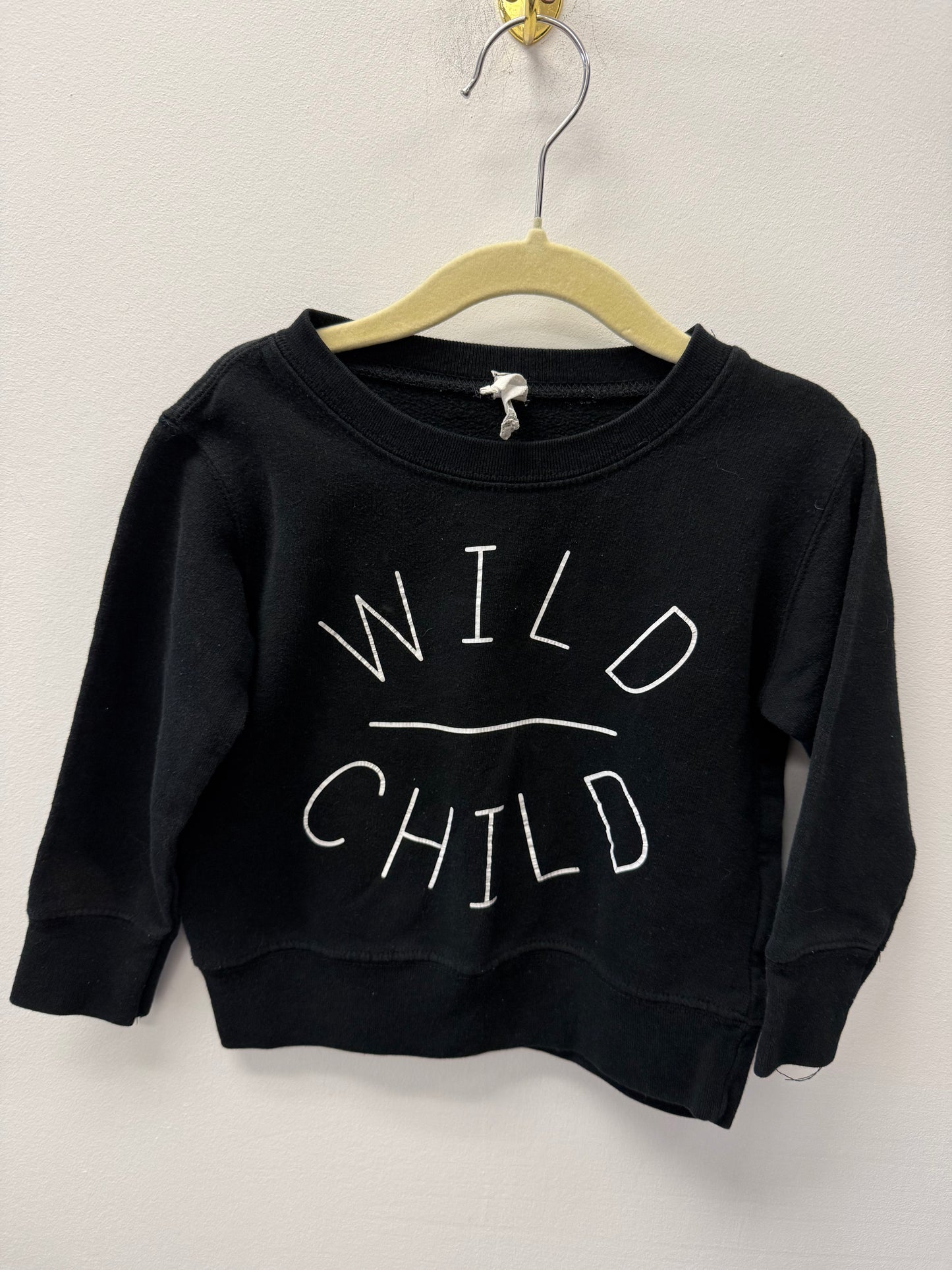 RABBIT SKINS "WILD CHILD" CREW SIZE 2T
