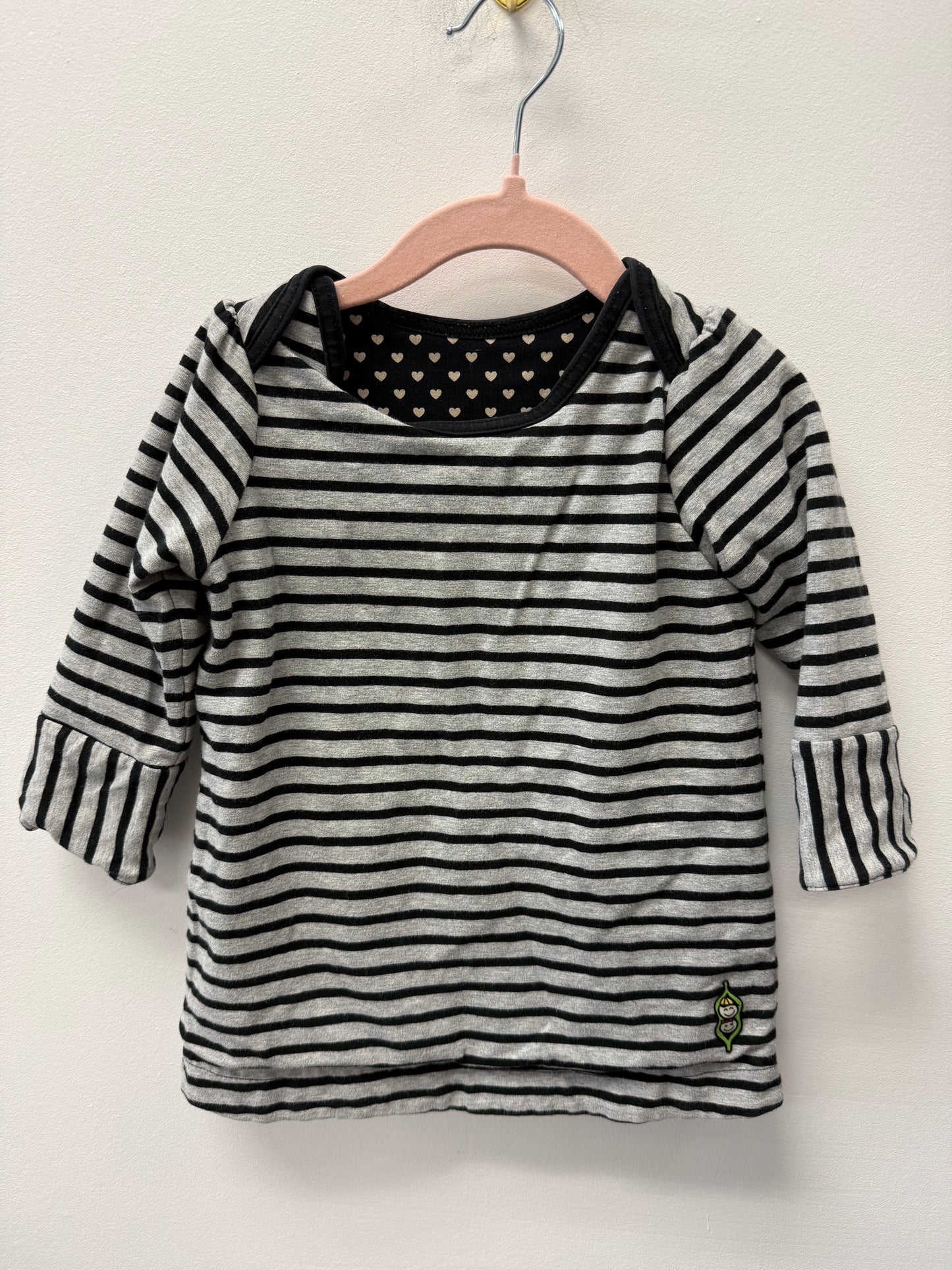 PEAKABOO BEANS REVERISBLE SHIRT SIZE 3T