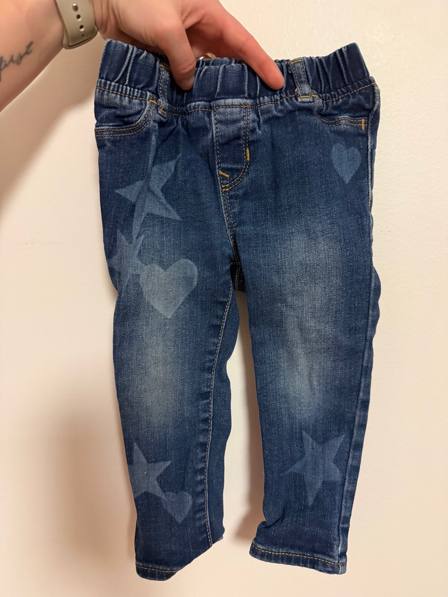 BABY GAP STAR JEANS SIZE 2T