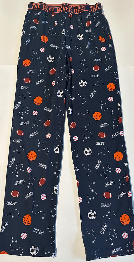 George, Navy Blue Sports "Champ" Pyjama Pants - Size Large (10-12)