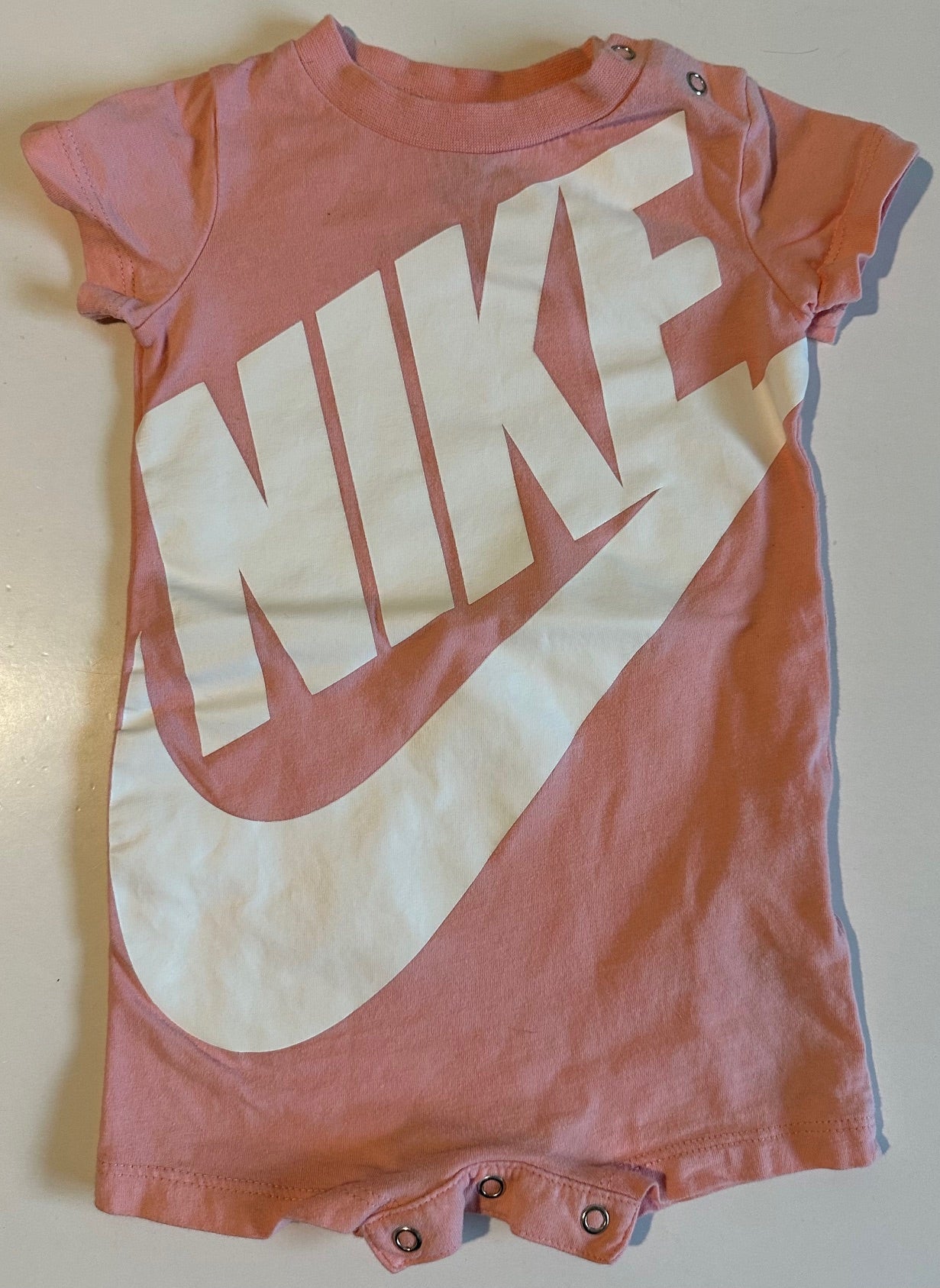 Nike, Pink Romper - 6 Months