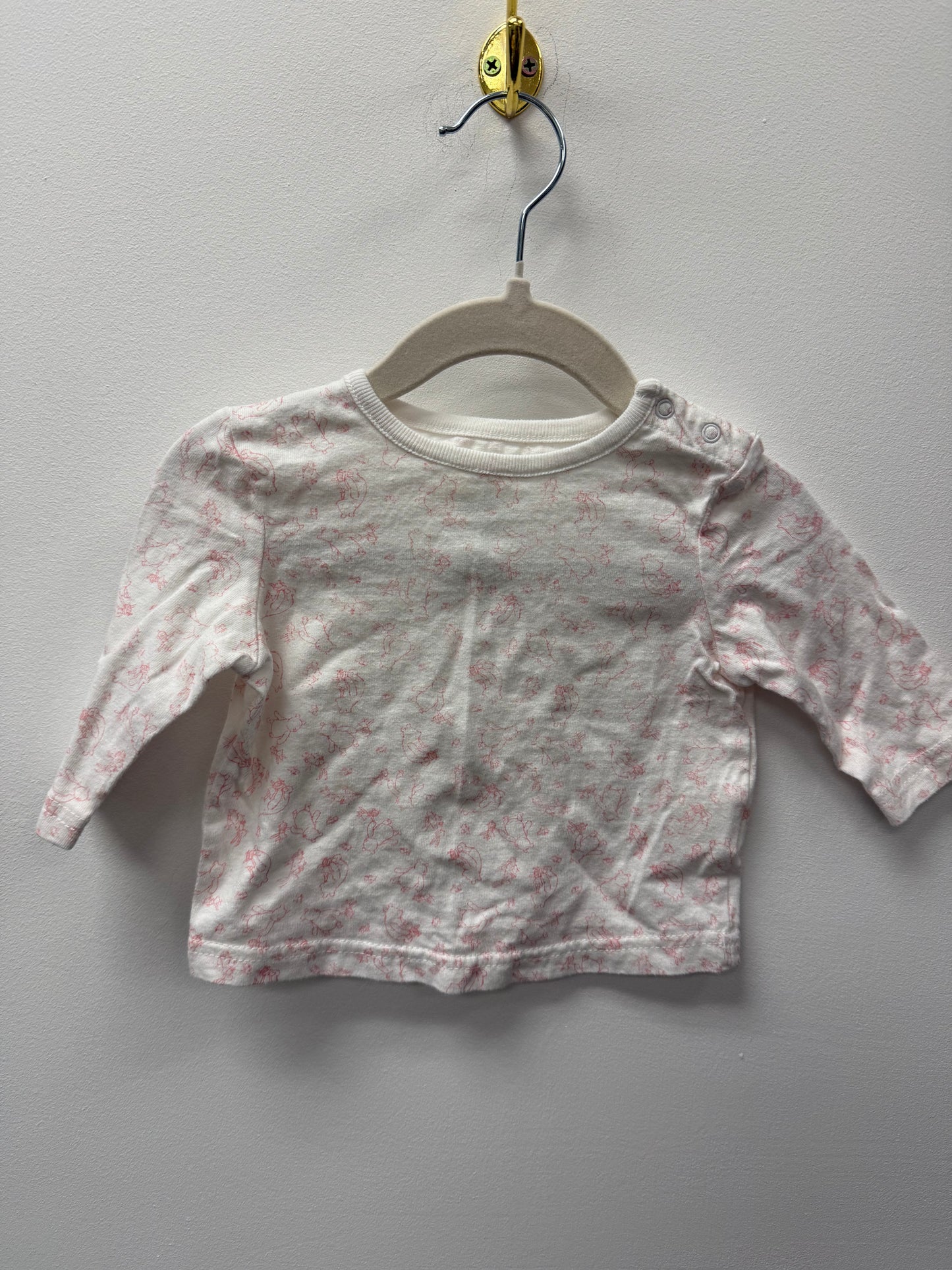 DISNEY WINNIE THE POOH SHIRT SIZE 3-6M