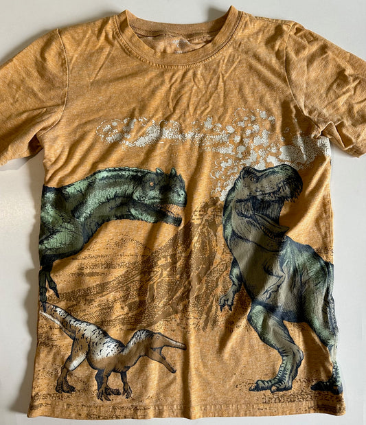 Carter's, Orange Dinosaurs T-Shirt - Size 12