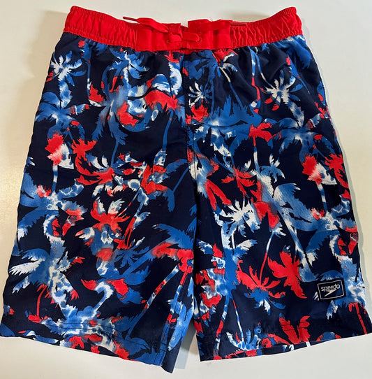 Speedo, Blue and Red Swim Shorts - Size Medium (12)