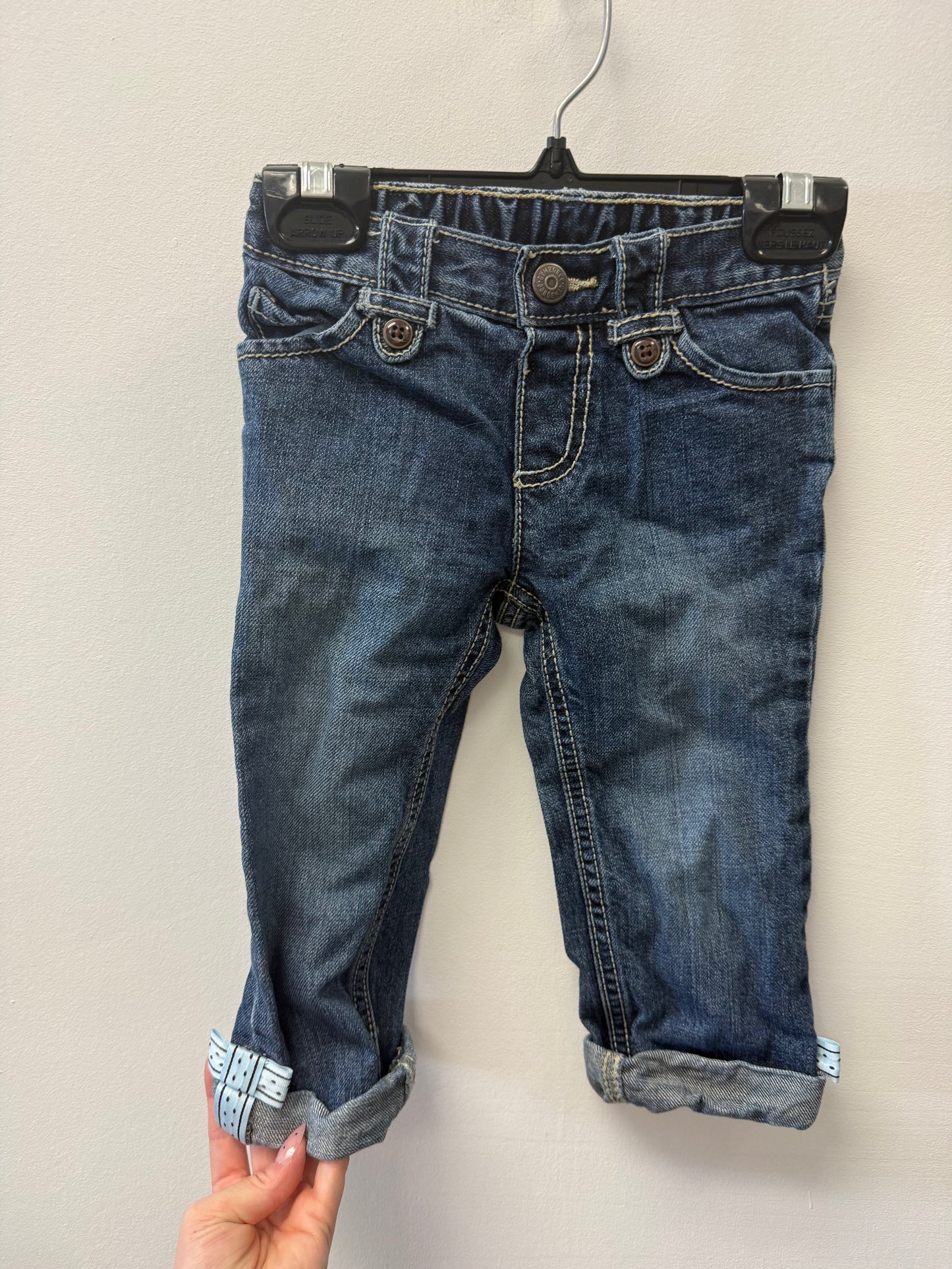 GYMBOREE BOW JEANS SIZE 18-24M