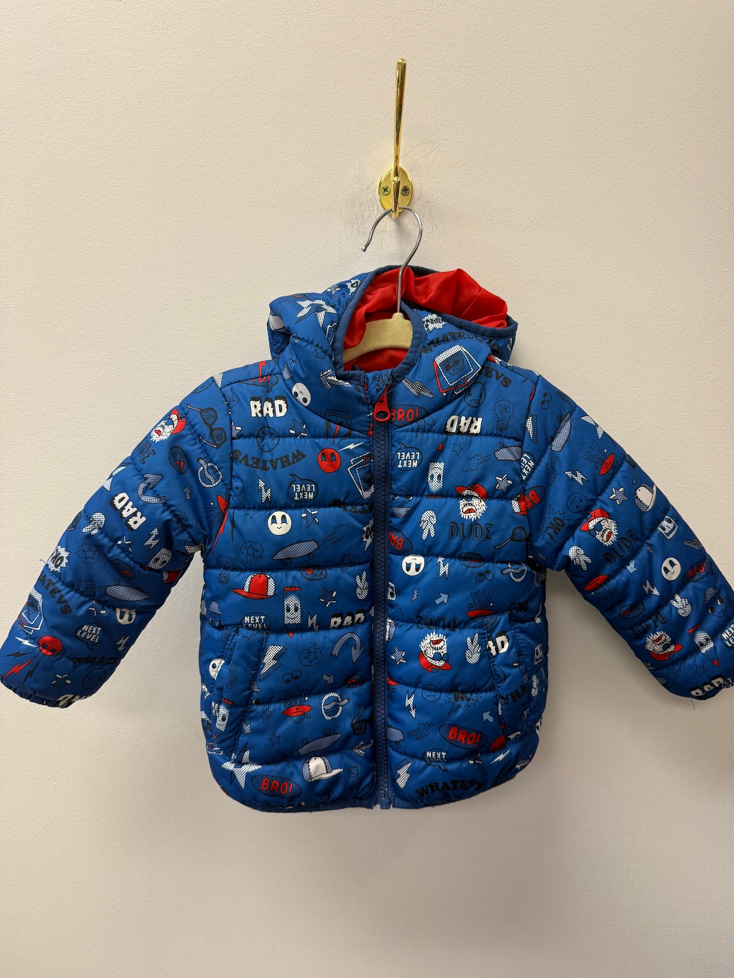 JOE FRESH BLUE PUFFER COAT SIZE 12-18M
