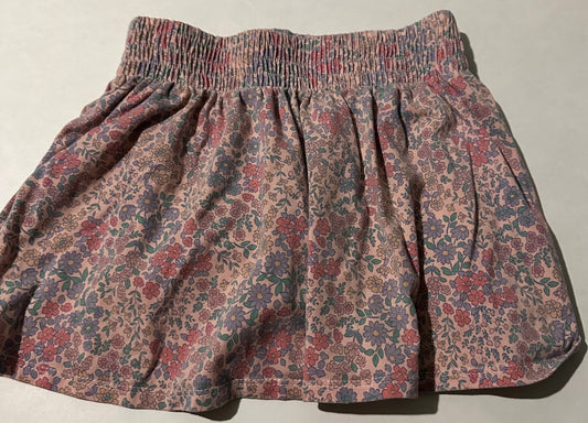 Tommy Bahama, Pale Pink Flowery Skort - Size Small (5-6)